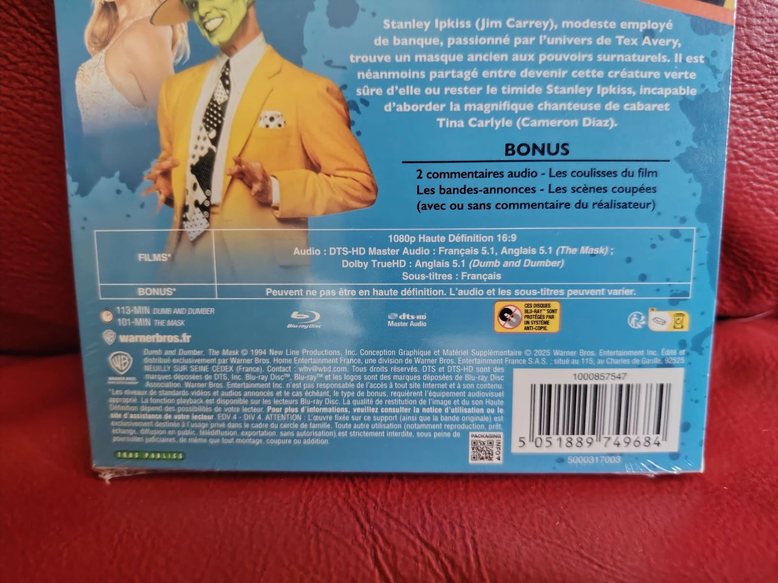 Box set the mask and dumb and dumber blu ray – photo 4